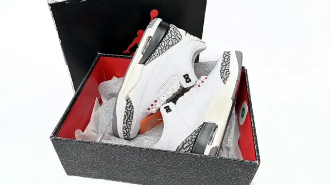 Rep TBK DN3707-100 Reimagined Cement White Jordan Retro 3 0623
